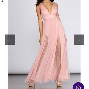 Mauve/Light Pink Long Dress